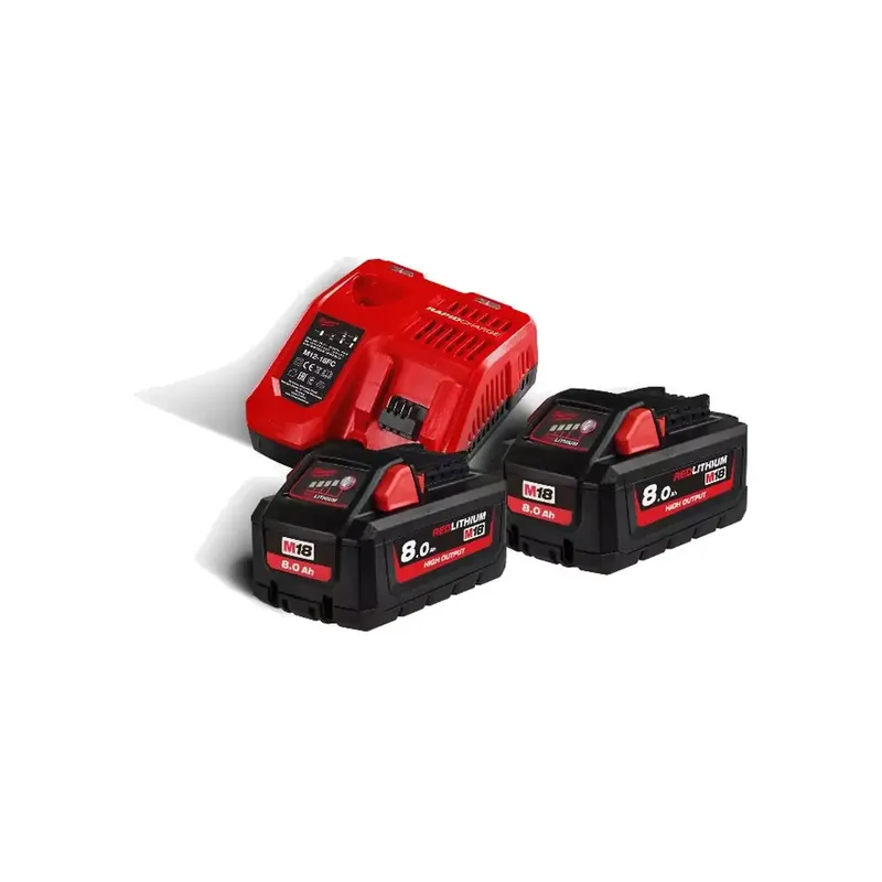 Sichere Zahlung Milwaukee M18HNRG-802 (18V Starterset)