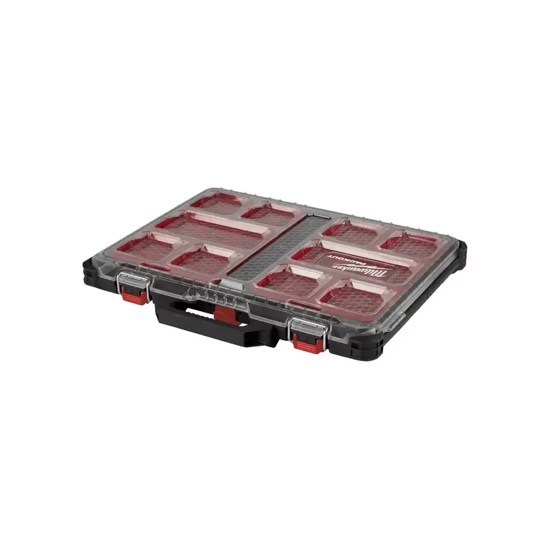 Milwaukee PACKOUT Organiser Slim, inkl. Sortierboxen (500 x 380 x 65 mm) Abverkauf