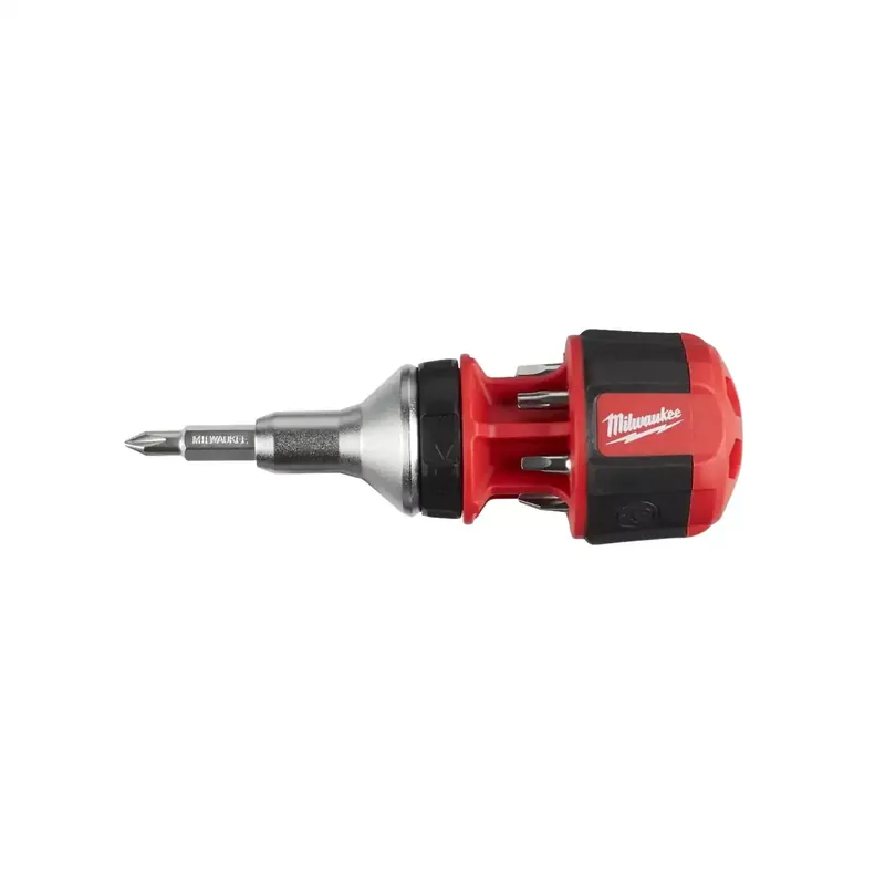 Top-Angebot Milwaukee Schrauberdreher mit Ratschenfunktion Stubby (inkl. 7 Bits PH/PZ/TX/SL)