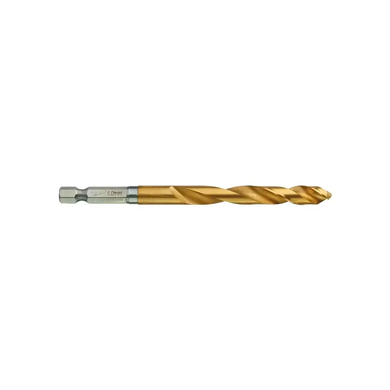 Milwaukee SHOCKWAVE Metallbohrer HSS-G RED HEX Titan 1/4" 5er Pack (8,0 x 111 mm) Angebot