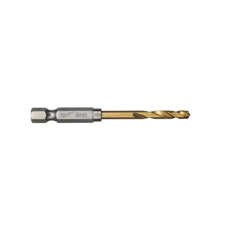 Top-Preis Milwaukee SHOCKWAVE Metallbohrer HSS-G RED HEX Titan 1/4" (4,0 x 71,5 mm)