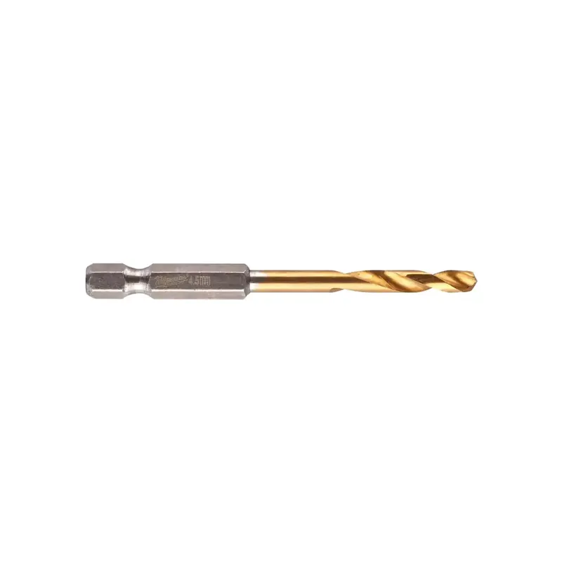 Milwaukee SHOCKWAVE Metallbohrer HSS-G RED HEX Titan 1/4" (4,5 x 76 mm) Günstig