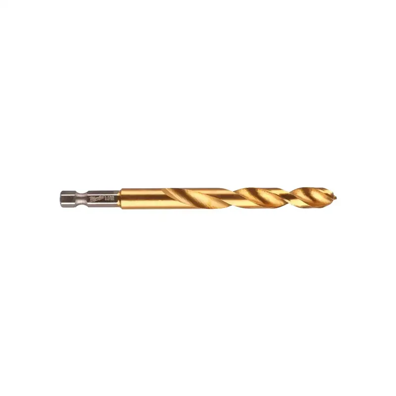 Milwaukee SHOCKWAVE Metallbohrer HSS-G RED HEX Titan 1/4" (9,0 x 117 mm) Begrenztes Angebot
