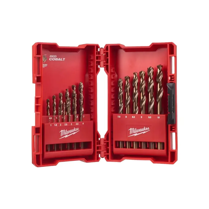Expressversand Milwaukee HSS-G RED COBALT Metallbohrerkassette (HSS-G Co 19-tlg. Kassette)