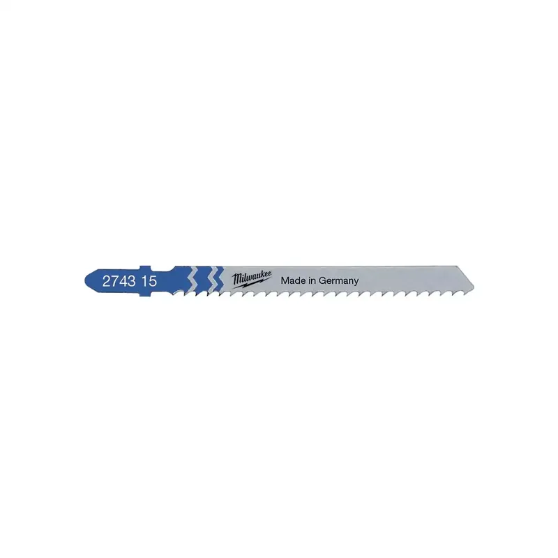 Milwaukee Stichsägeblatt Metall für Schnitte in Aluminium (75x 3 mm T127D) Neu