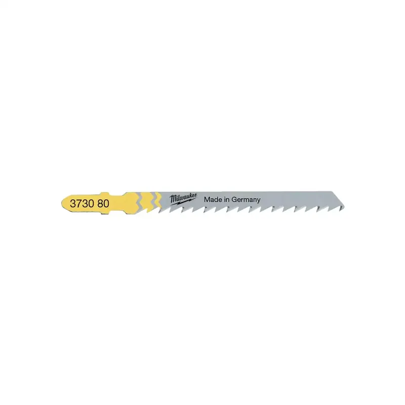 Milwaukee Stichsägeblatt Holz für präzise, gerade Schnitte (75 x 4 mm T101DP, verstärktes Blatt) Geprüft