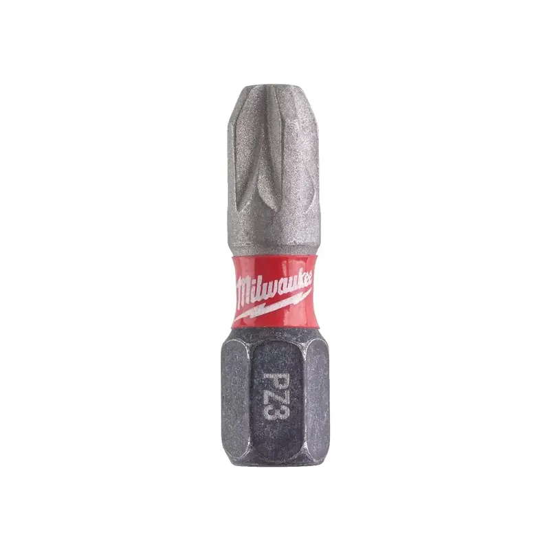 Milwaukee Schrauberbit SHOCKWAVE (25er Pack) (PZ3 / 25 mm) Markenware