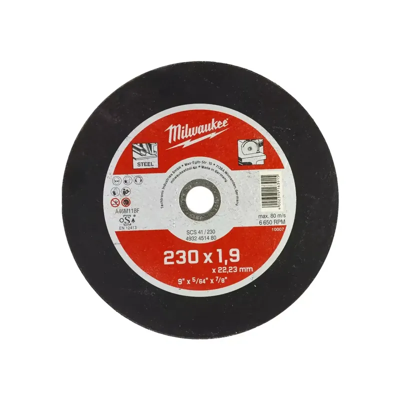Direktkauf Milwaukee Metalltrennscheibe Contractor 230 mm (SCS41 1,9 mm Contractor)
