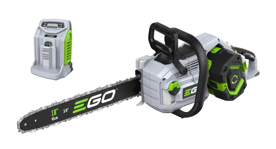 EGO - Akku-Kettensäge CS1814E Kit - inkl. Akku BA2800T 56V 5.0Ah und Schnelllader CH5500E Nur Heute