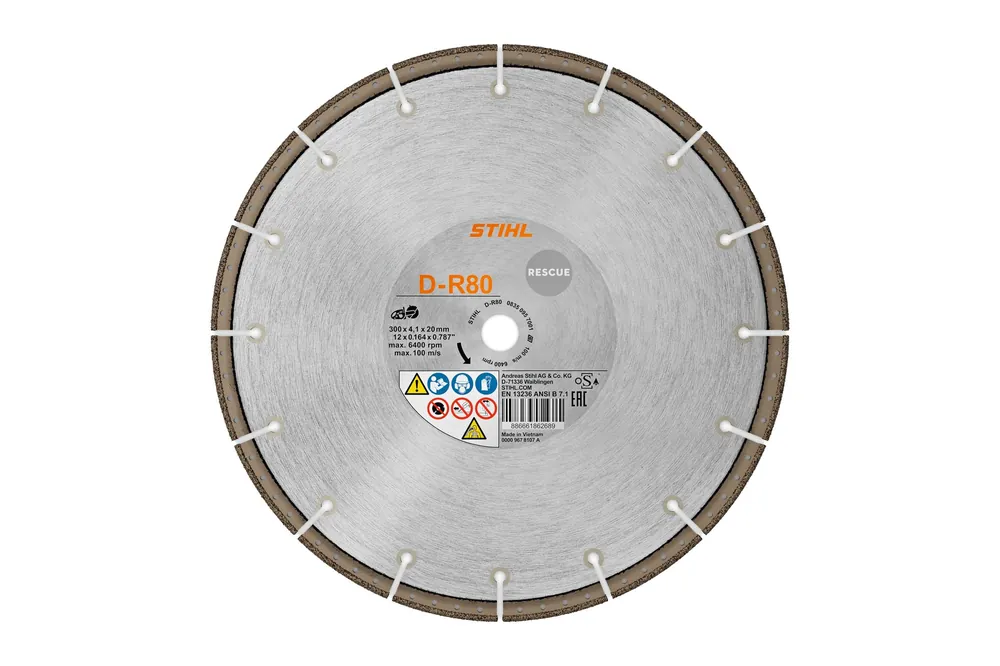 Begrenztes Angebot STIHL Diamant-Trennscheibe D-R80 Ø 300mm