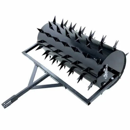 Stachelwalze 92 cm, Rasenlüfter zum Anhängen aus Stahl für Rasentraktor Letzte Chance