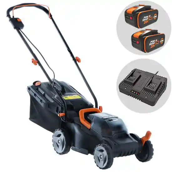 Billig Worx WG779E.1 Akku Rasenmäher - 2X20V 4 Ah