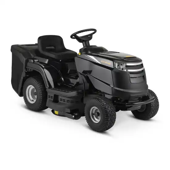 Heißes Angebot Alpina AT4 84 HA - Rasentraktor mit Fangkorb - Hydrostatgetriebe - STIGA ST 400 Motor
