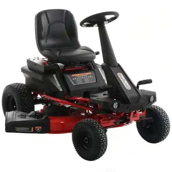 Akku-Rasentraktor GeoTech Pro Green-Kart 76 -Akkumotor 48V/50 Ah - Seitenauswurf,Mulchen Saisonangebot