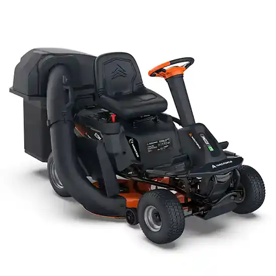 Preiswert Akku-Aufsitzrasenmäher Yard Force E559 - 56V/50Ah - Fangkorb, Seitenauswurf und Mulchen
