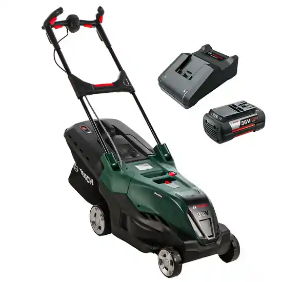Schnäppchen Bosch AdvancedRotak 36V-44-750 - Akku-Rasenmäher - Schnitt 44 cm - 36V 4Ah