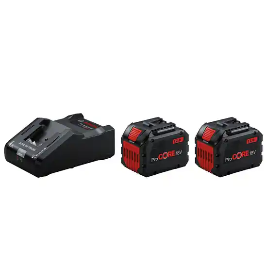 Bosch - ProCORE Starter Set 18V für die Blaue Professional Linie - Mit zwei Akkus à 12,0 Ah und Ladegerät Preisreduziert