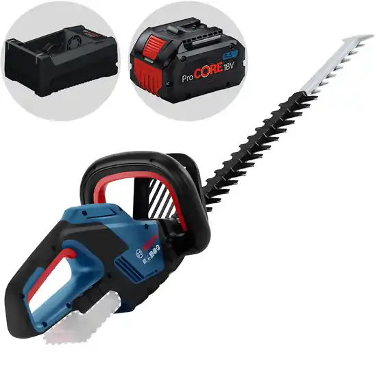 Bosch Professional GHE 18V-60 - Akku-Heckenschere 18V/5.5Ah - Messerlänge 60 cm Nur Für Kurze Zeit