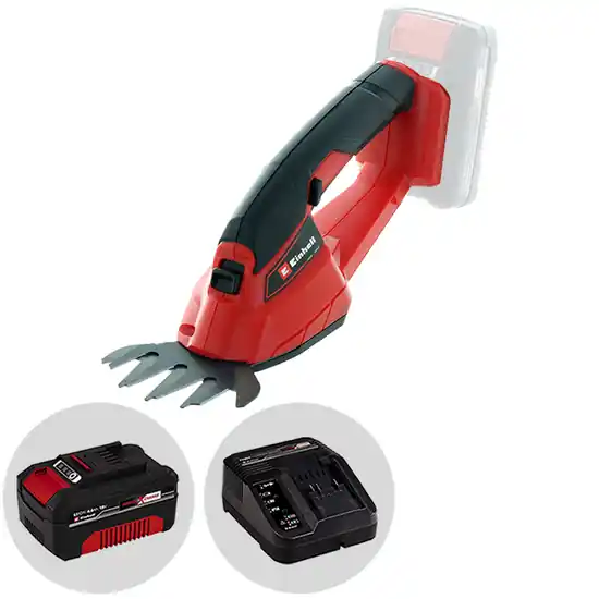 Einhell GE-CG 18/1 -Akku-Gras- und Strauchschere - 18V 4 Ah Nur Für Kurze Zeit
