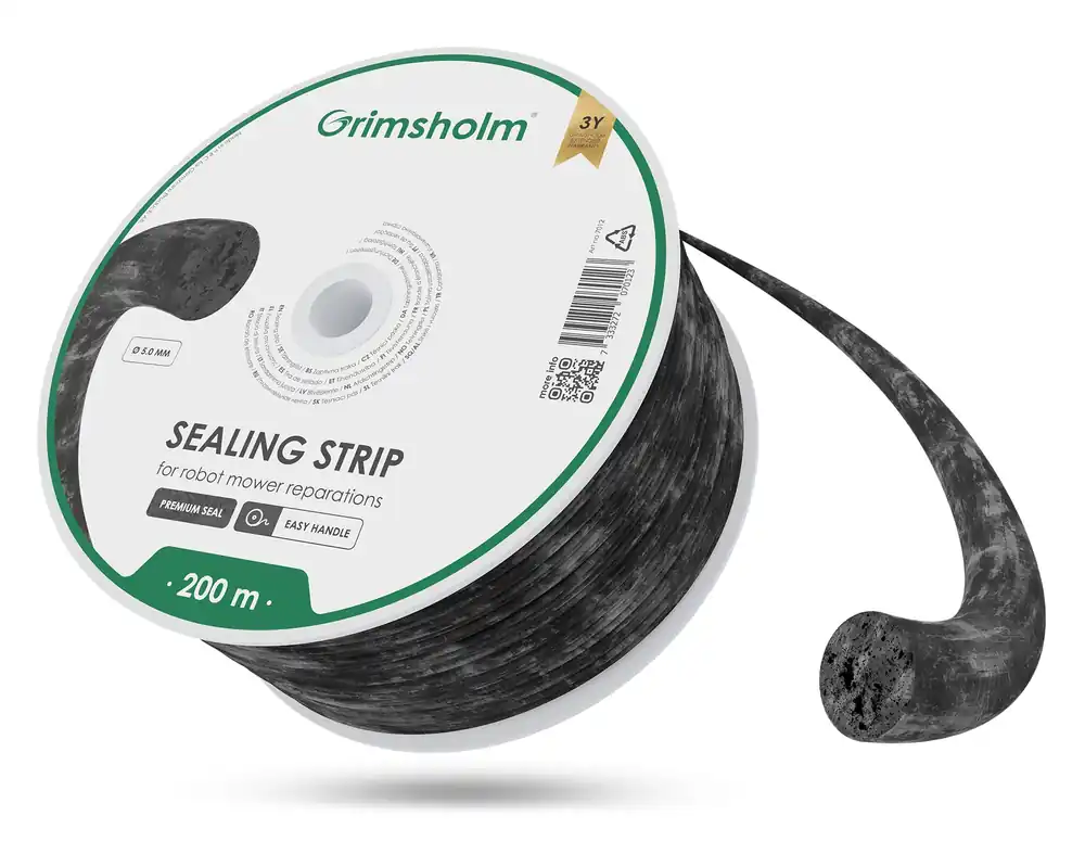 Grimsholm Dichtungsband für Mähroboter 5,0 mm, 200 m Knallerangebot