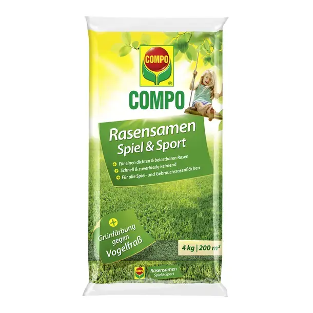 Günstig COMPO Rasensamen Spiel & Sport 4kg