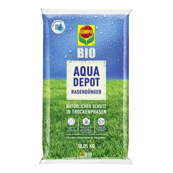 Versand Am Gleichen Tag COMPO Aqua Depot Rasendünger 10,05 kg für 200m²