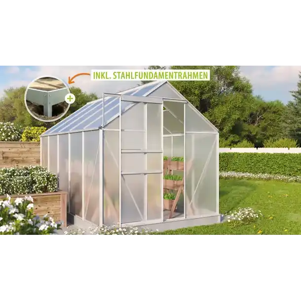 Preis Gesenkt Vitavia Gewächshaus Comet 6200 HKP 4mm - Set