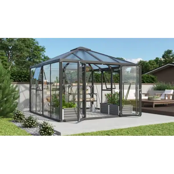 Vitavia Gewächshaus Fortuna ESG/HKP, schwarz Rabatt