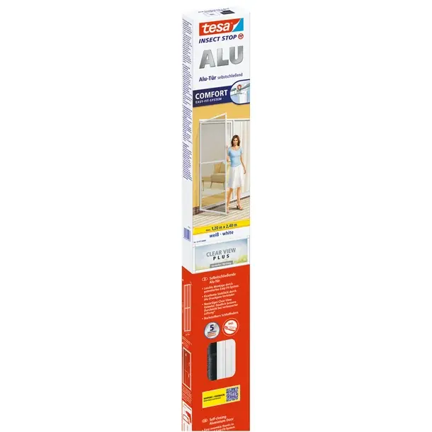 Saisonangebot TESA Fliegengitter Alu Tür XL, Weiß