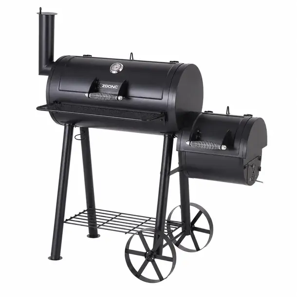 ZGONC Holzkohlengrill Smoker Knallerangebot