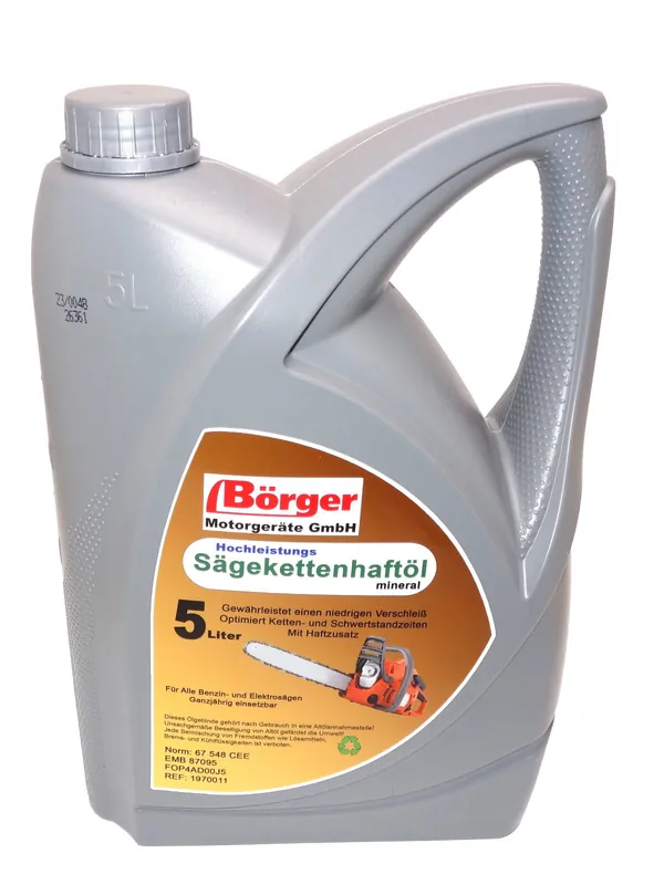 Top-Angebot Börger Hochleistungs Sägekettenhaftöl mineralisch 5 Liter