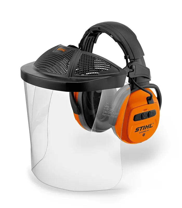 Solange Der Vorrat Reicht STIHL Gesichts-/Gehörschutzset Dynamic mit Bluetooth und PC-Visier