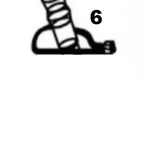 Bestpreis Befestigung Steuerkabel für Trichterverstellung / Deflektor oben für Schneefräse