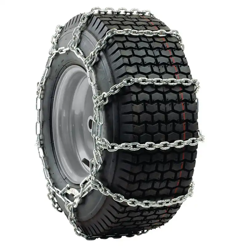 Neuheit Schneeketten für Rasentraktor 18x9.50-8 (Paar) mit Distanzstück