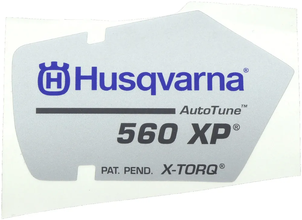 Letzte Chance Husqvarna Kettensäge Motorsäge Aufkleber Starter 560 XP