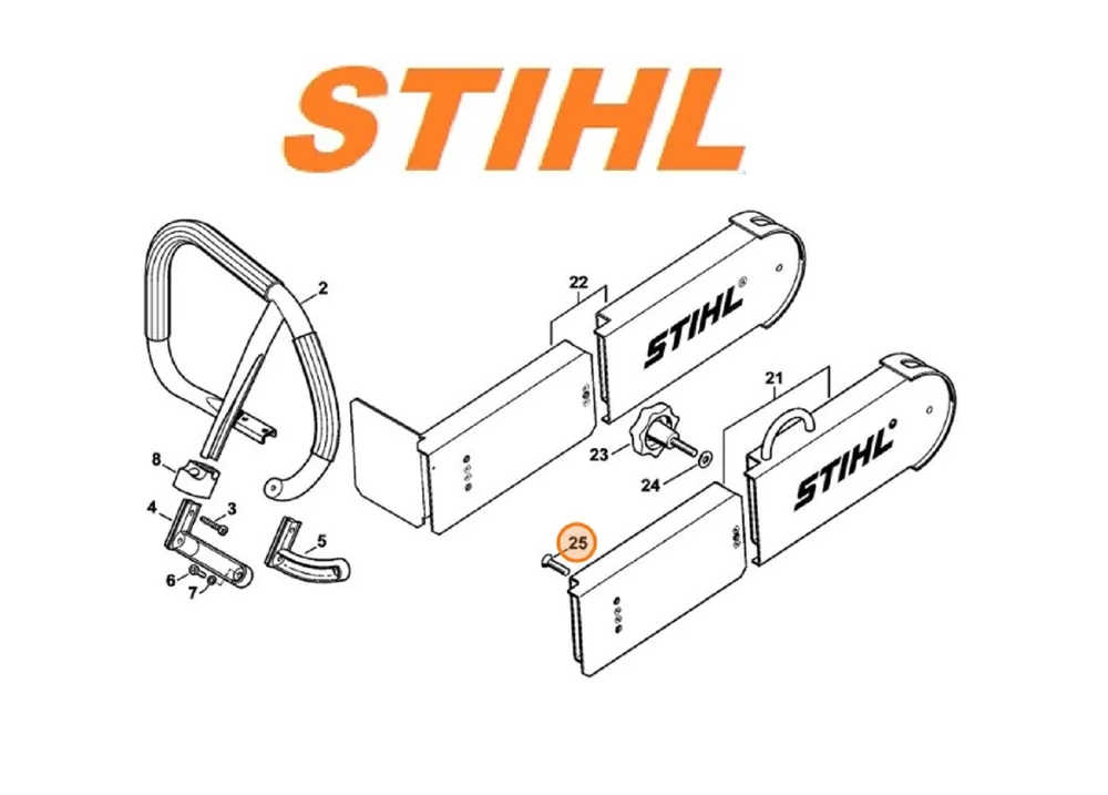 STIHL Senkschraube Din7991- M8x30 -10.9 - 9064 341 1860 Must-Have
