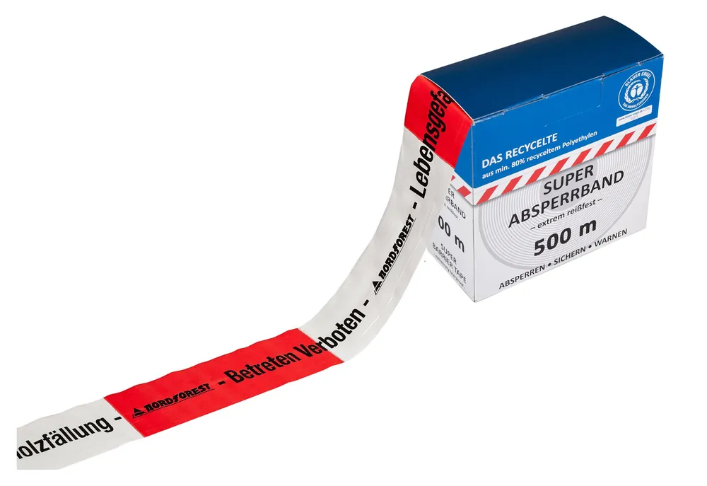 Nordforest Absperrband Holzfällung - 500 Meter Schnäppchen