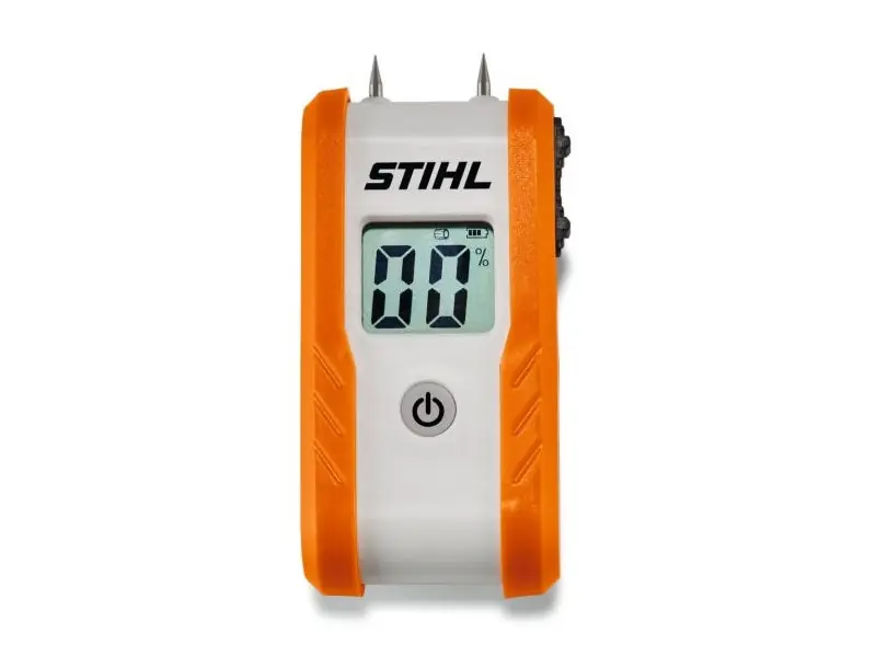 STIHL Holzfeuchtigkeits Messgerät mit beleuchtetem Display Begrenztes Angebot