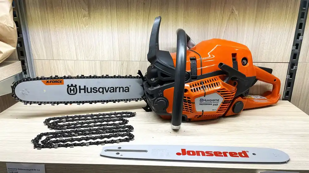 Husqvarna 545 MK II Benzin-Motorsäge inkl. Schienenpaket Bestpreis