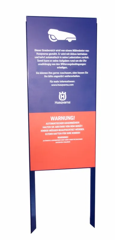 Husqvarna Automower Hinweisschild "Warnung" Aktuell