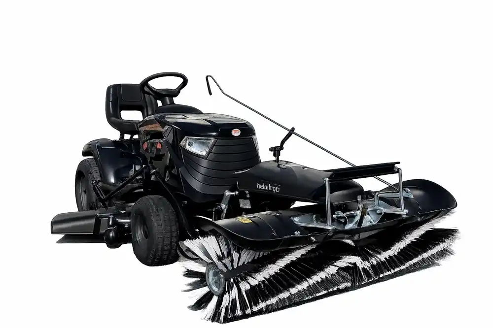 Schneller Versand Black Edition Pro 228/108 Twin HS Rasentraktor inkl. TK520 Kehrmaschine