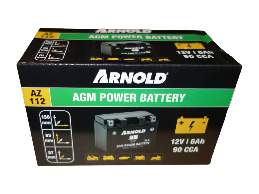 Neu Im Sortiment Arnold AGM AZ112 6 Ah Batterie