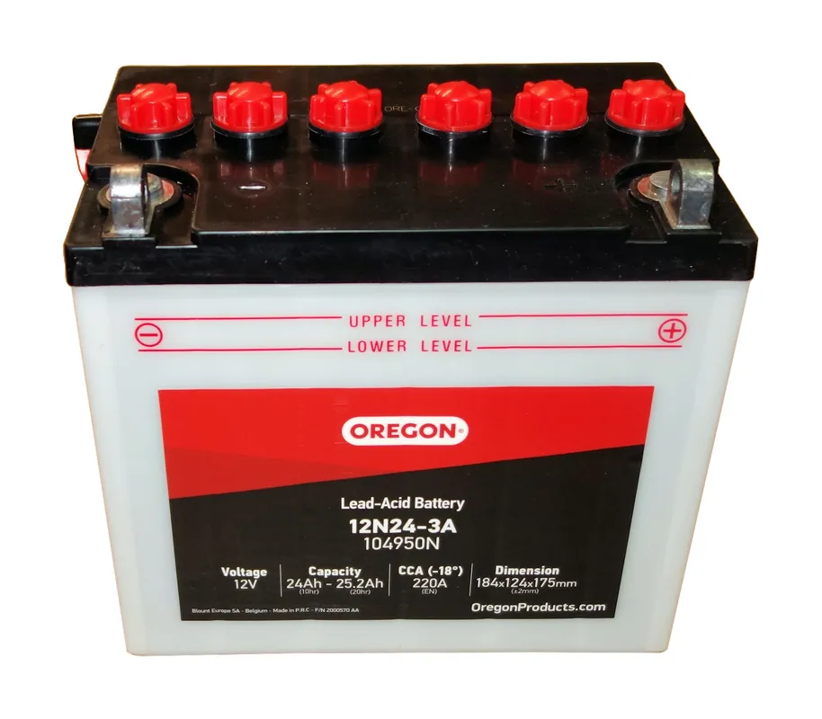 Oregon Batterie (Säure) 12 Volt 24 Ah Pluspol rechts Jetzt Kaufen