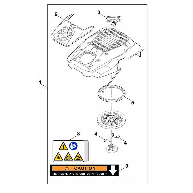 Rabatt STIHL Motor Ersatzteil Abdeckung Startsystem
