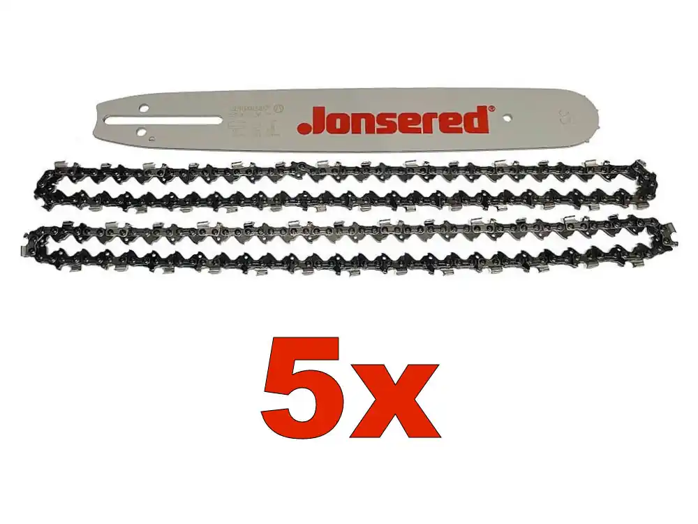 Jonsered by Husqvarna Schienenpaket H30 .325" 1,5mm 13"/33cm 56TG 5 Stück Günstig