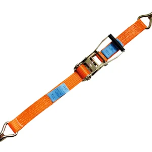 Zurrgurt mit Druckratsche und Spitzhaken nach EN 12195-2 12 Meter Geprüft