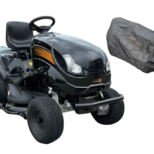 Aktuell Black Edition Pro 227/102 4WD Twin H Rasentraktor inkl. Abdeckplane