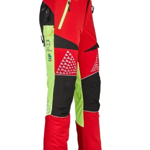Nur Heute Timbermen Schnittschutz-Bundhose Light Rot-gelb Gr. L + 5cm