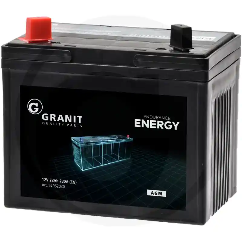 ENDURANCE ENERGY Batterie AGM 12 Volt 28 Ah (Pluspol Rechts) Ausverkauf