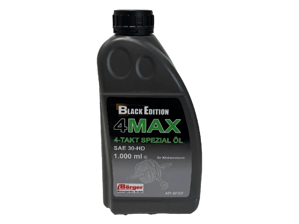 Black Edition Motoröl SAE-30HD 4MAX 1 Liter Zertifiziert